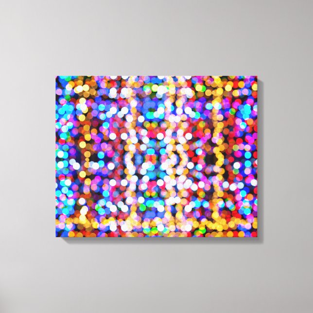 Lienzo Luces abstractas (Anverso)
