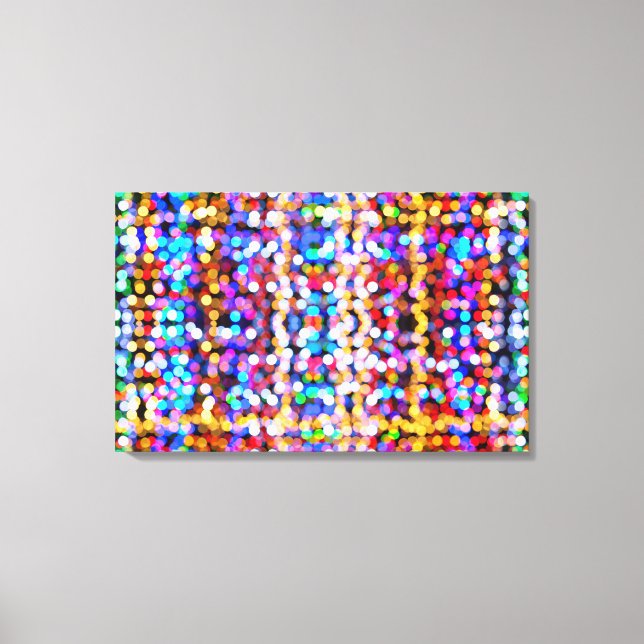 Lienzo Luces abstractas (Anverso)