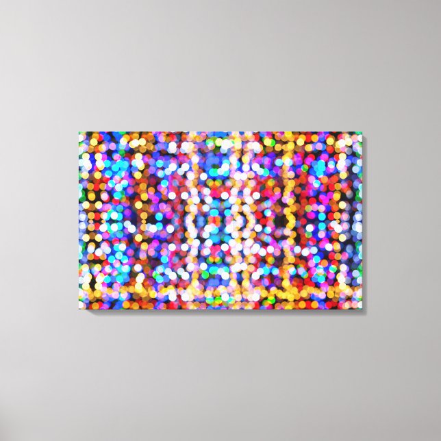 Lienzo Luces abstractas (Anverso)