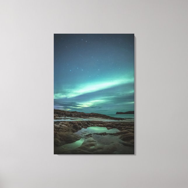 Lienzo Luces boreales (Anverso)