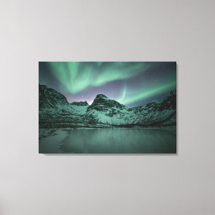 Lienzo Luces boreales