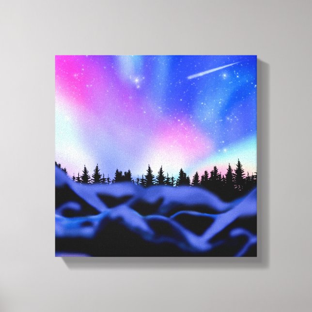 Lienzo Luces de ensueño (Anverso)