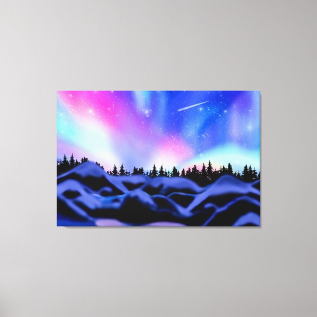 Lienzo Luces de ensueño (Anverso)