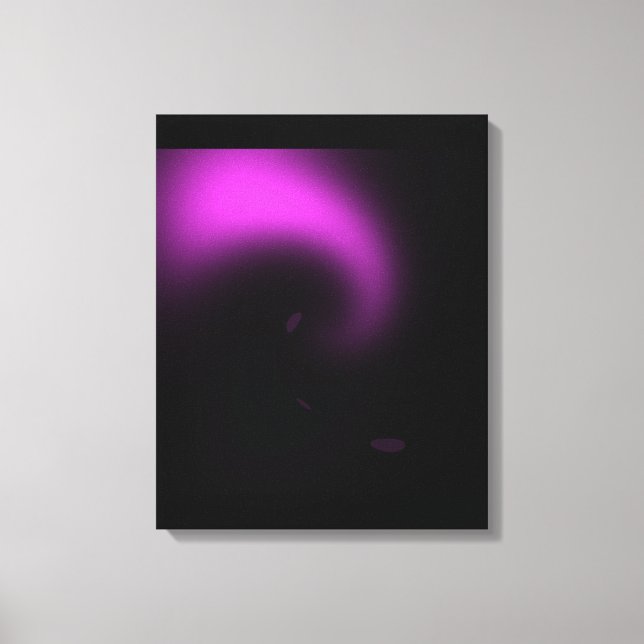 Lienzo Luces de remolino de sol púrpura (Anverso)