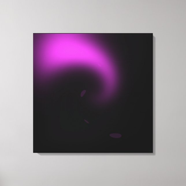 Lienzo Luces de remolino de sol púrpura (Anverso)
