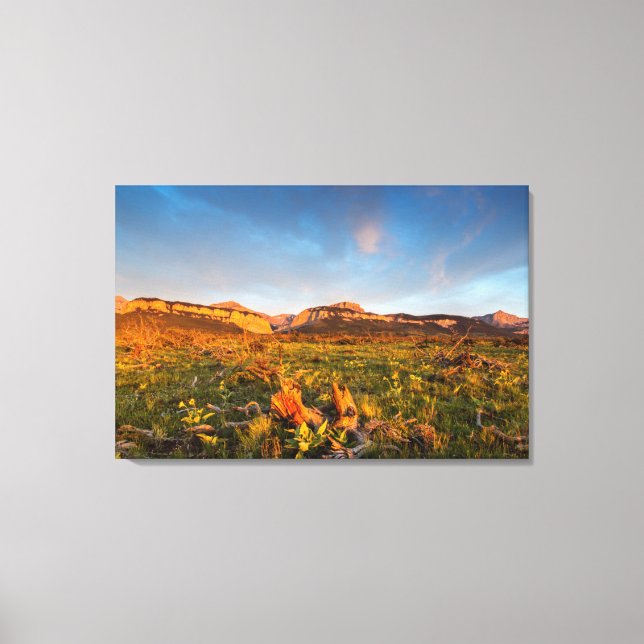 Lienzo Luces del amanecer Blackleaf Canyon 2 (Anverso)