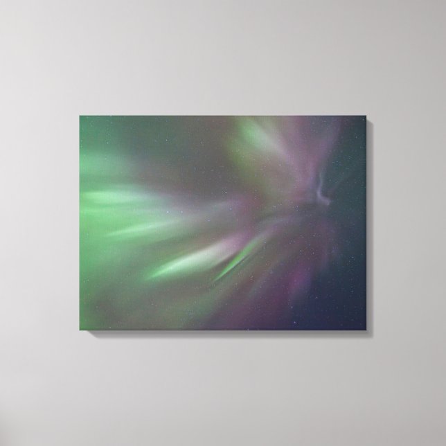 Lienzo Luces del Norte | Whitehorse, Yukon (Anverso)