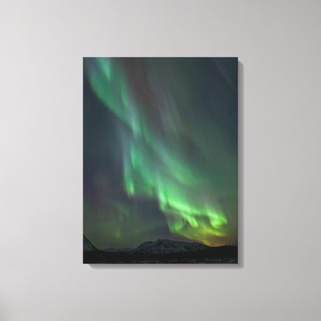 Lienzo Luces del Norte | Whitehorse, Yukon (Anverso)