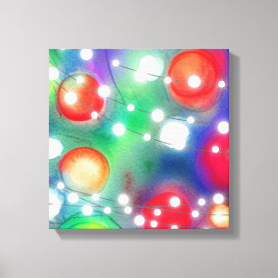 Lienzo Luces navidades