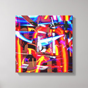 Lienzo luces rotas