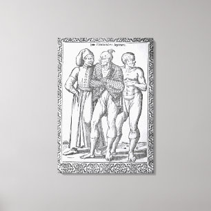 Lienzo Luchadores turcos