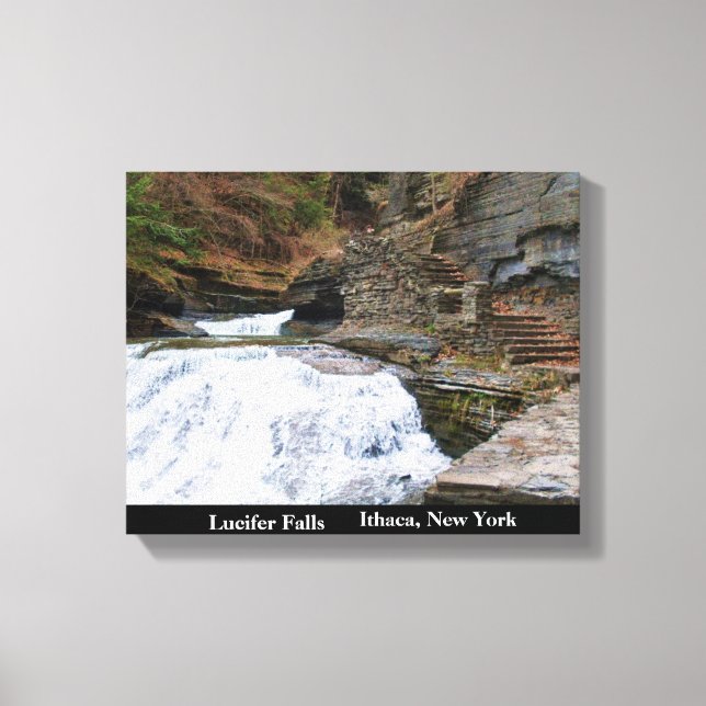 LIENZO LUCIFER CAE ITHACA NUEVA YORK CANVAS IMINT (Anverso)