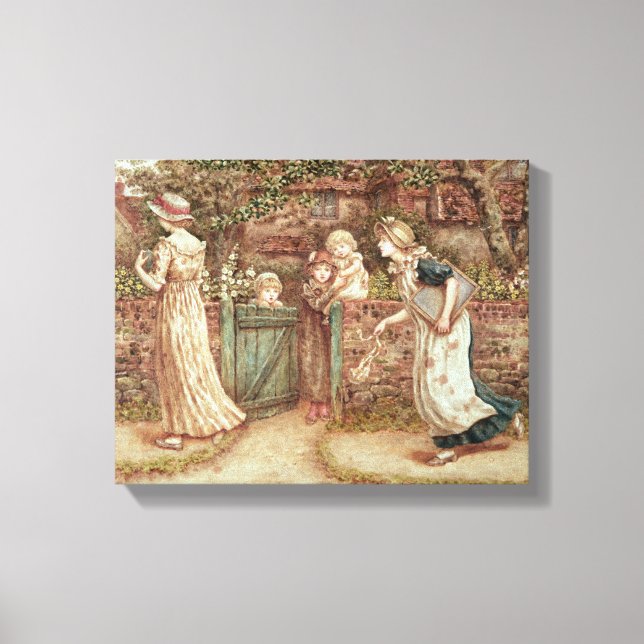 Lienzo Lucy Locket perdió su bolsillo (Anverso)