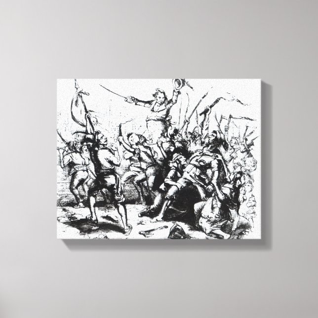 Lienzo Luddite Rioters, 1811-12 (Anverso)