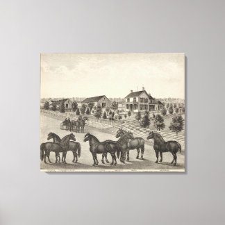 Lienzo Luellen y Fox, Residencia de John Fox, Kansas