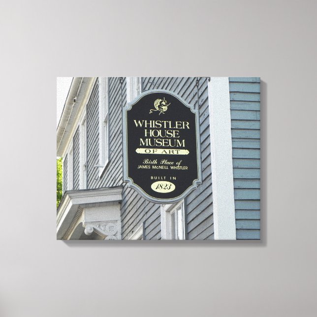 LIENZO LUGARES HISTÓRICOS DE LOWELL MASSACHUSETTS ENVUELT (Anverso)