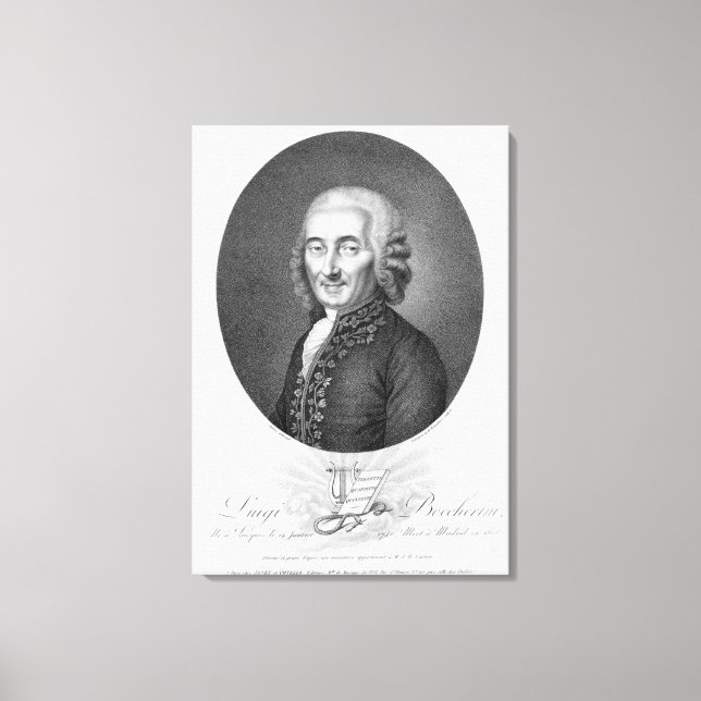 Lienzo Luigi Boccherini (Anverso)