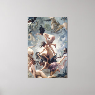 Lienzo Luis Ricardo Falero - El Sabbath de las brujas