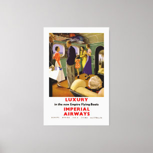 Lienzo Lujo en los nuevos barcos de vuelo del imperio