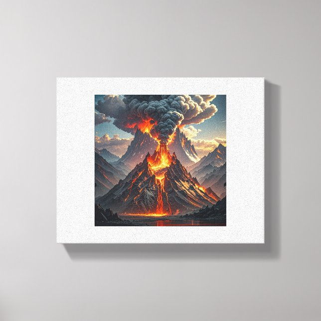 Lienzo Lujo infinito: bucles coloridos (Anverso)