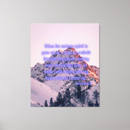 Lienzo Luke 11:24 Biblia Verse KJV Pic Wall Art