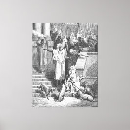 Lienzo Luke 16 Lazarus Outside the Rich Man's House