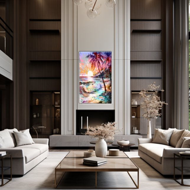 Lienzo 🎨 Luminescente Sunset Wall 🌅 (Subido por el creador)