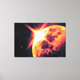 Lienzo Luna asombrosa de una manera única. Foto