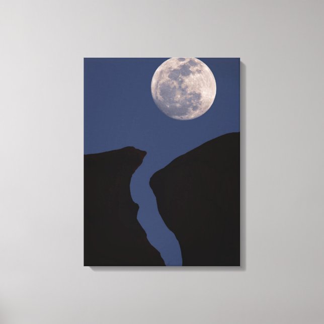 Lienzo Luna Llena | Monument Valley, Arizona (Anverso)