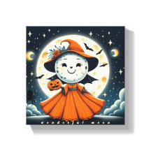 luna maravillosa de halloween