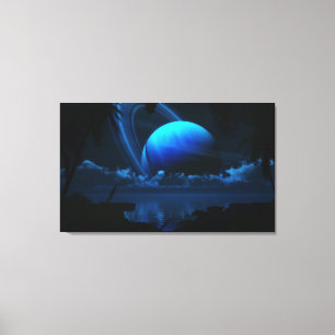 Lienzo Luna Tropical