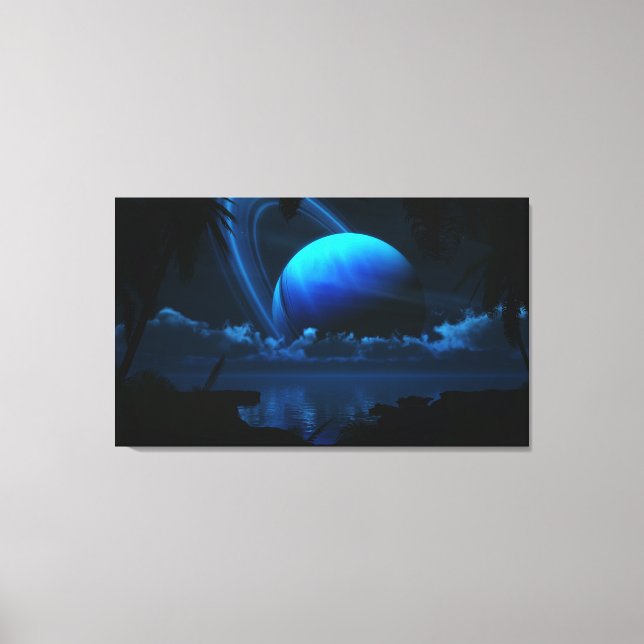 Lienzo Luna Tropical (Anverso)