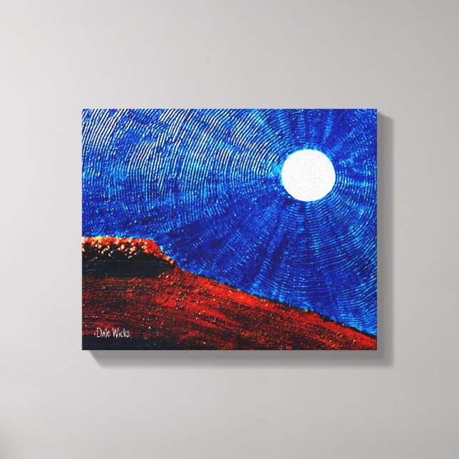Lienzo Luna Vibrante (Anverso)