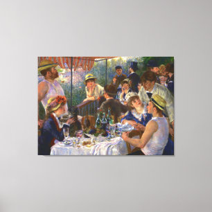 Lienzo Luncheon del Bella Artes Renoir, Fiesta de paseos 