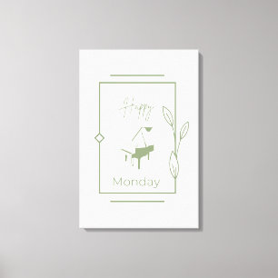 Lienzo Lunes feliz