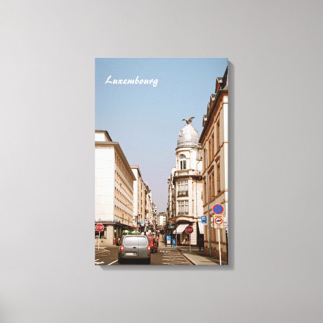 Lienzo Luxemburgo (Anverso)