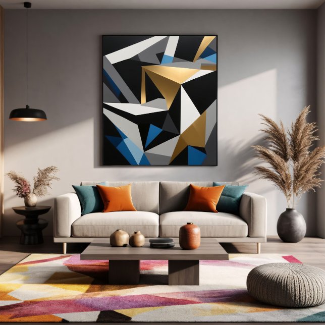 Lienzo Luxury Geometric Prism (Subido por el creador)