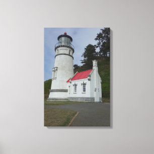 Lienzo Luz al Puerto Seguro - Faro de la Cabeza de Heceta