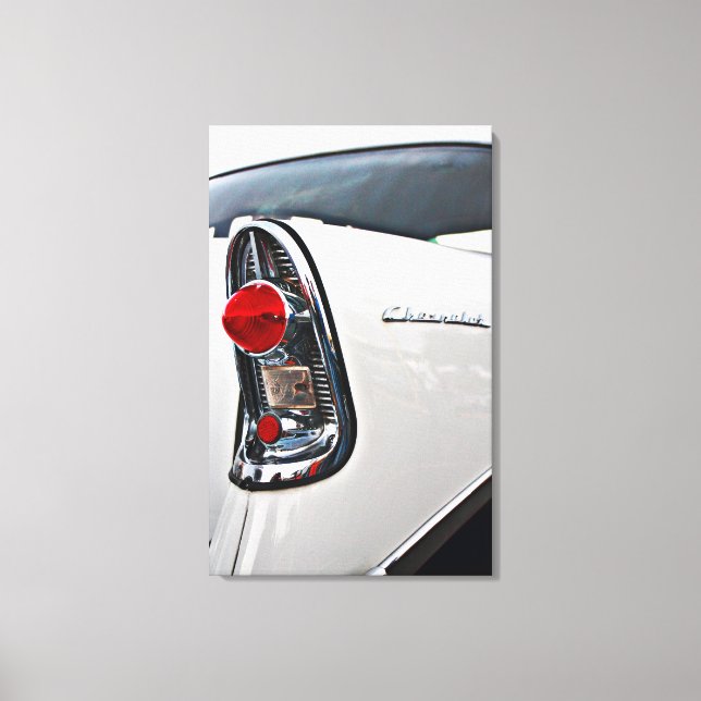 Lienzo Luz de cola de Chevy Bel Air 56 (Anverso)