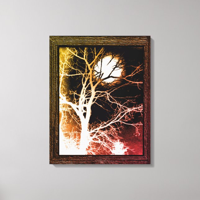 Lienzo Luz de luna (Anverso)