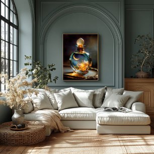 Lienzo Luz de luna en una botella – Perfume nocturno soña