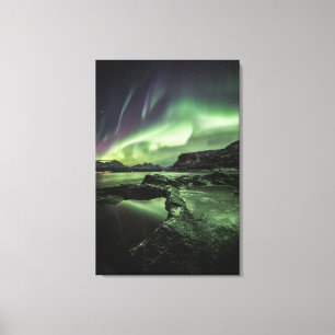 Lienzo Luz del Norte Noruega