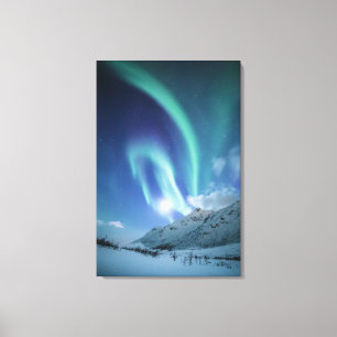 Lienzo Luz del Norte Noruega