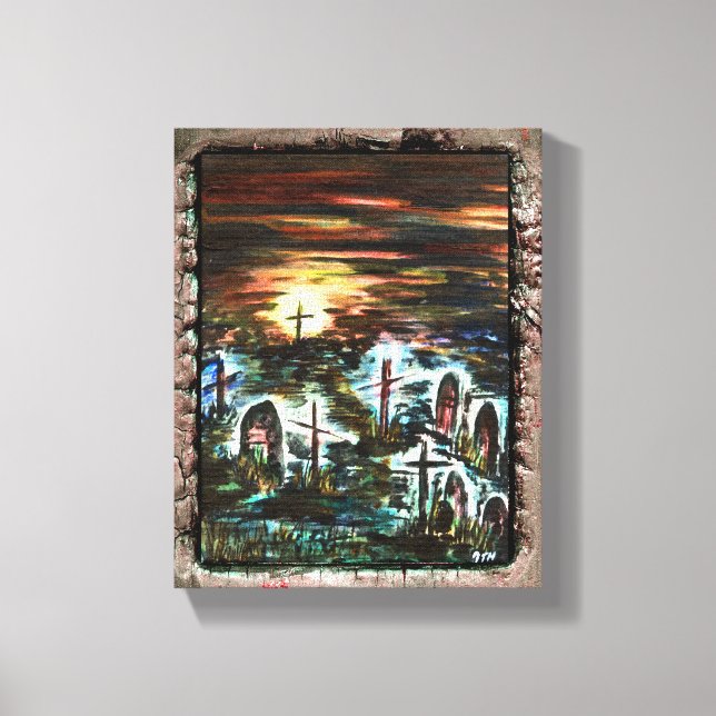 Lienzo Luz distante (Anverso)