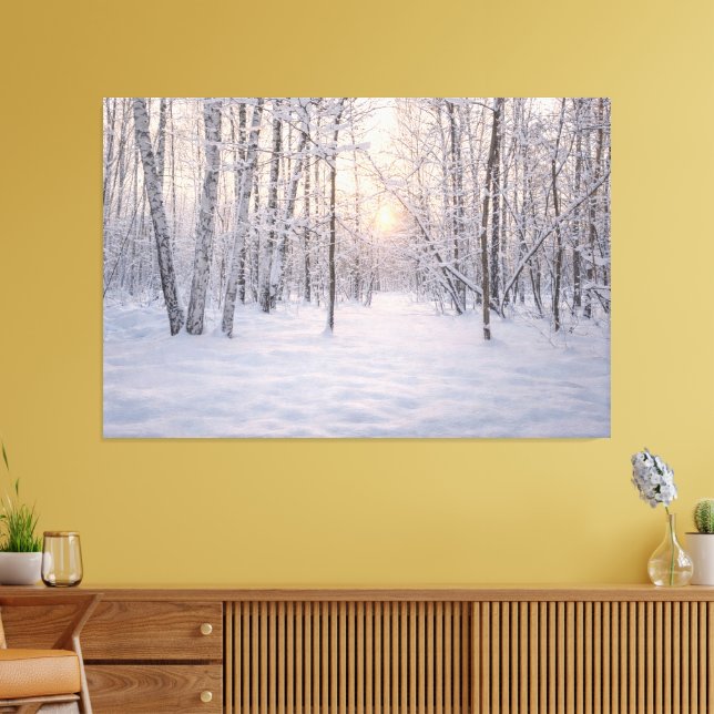 Lienzo Luz dorada de invierno (Insitu (Sala de estar))