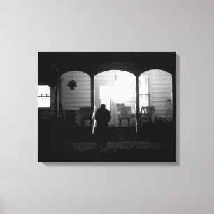 Lienzo Luz en la oscuridad (el venir casero)