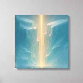 Lienzo Luz sobre el glaciar