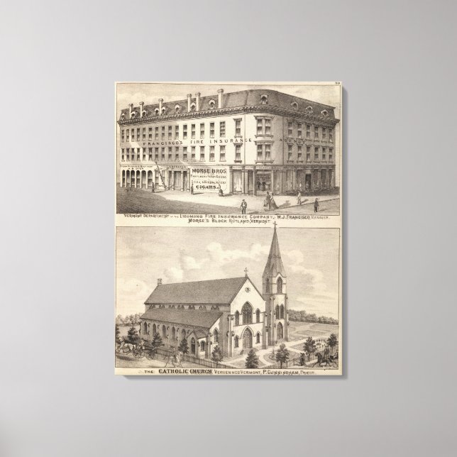 Lienzo Lycoming Fire Insurance Company (Anverso)