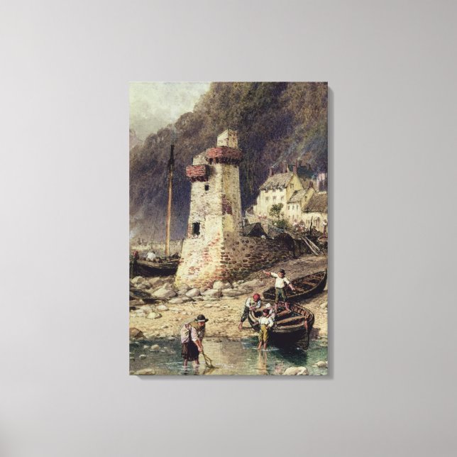 Lienzo Lynmouth, Devonshire (Anverso)