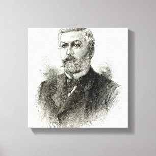 Lienzo M. Constans, a partir de la "hora del ocio", 1891